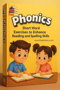 Phonics Book Short Word Exercises Reading and Spelling Skills
